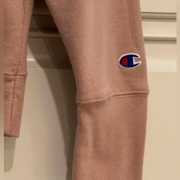 Champion Crew Neck Sweatshirt Blush Pink Size Large - Picture 6 of 7